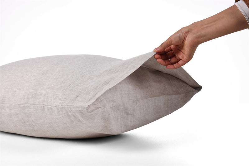 Hemp envelope pillowcases set ( of Two ) | Natural