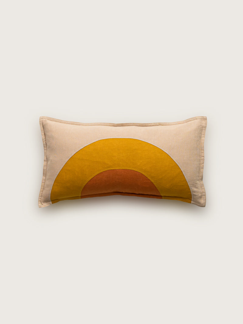 Terra Spice Hemp Linen Pillowcase For Kids | Mustard & Curry & Paprika