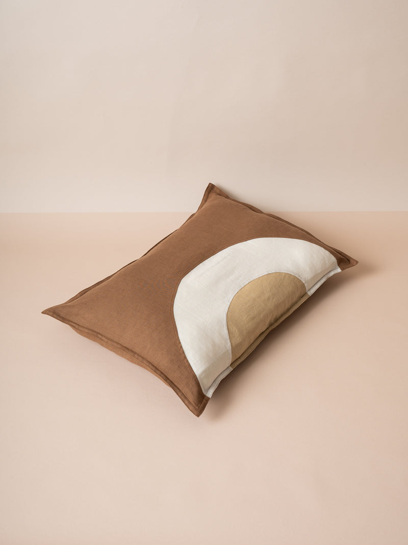 Terra Spice Hemp Linen Pillowcase For Kids | Terra & Salt & Mustard