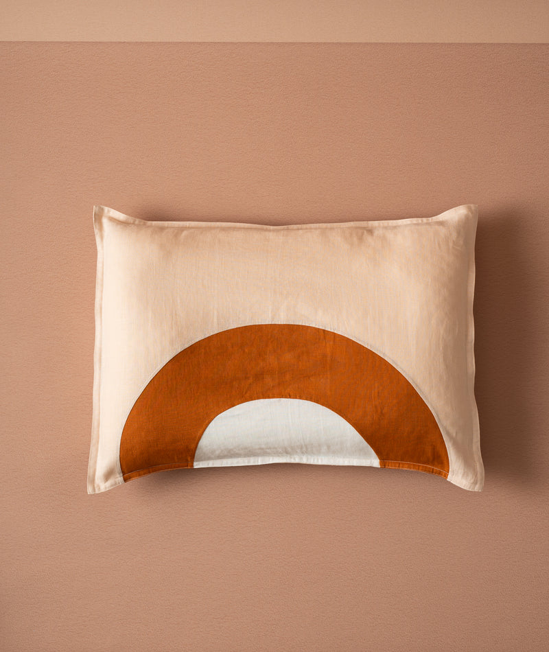 Terra Spice Hemp Linen Pillowcase For Kids | HIMALAYAN & PAPRIKA & SALT