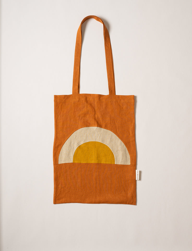 Sunset & Sunrise Hemp Linen Beach & Pool Blankets – Handmade, Two Sizes for Adults & Kids , Earth Tone Color Block