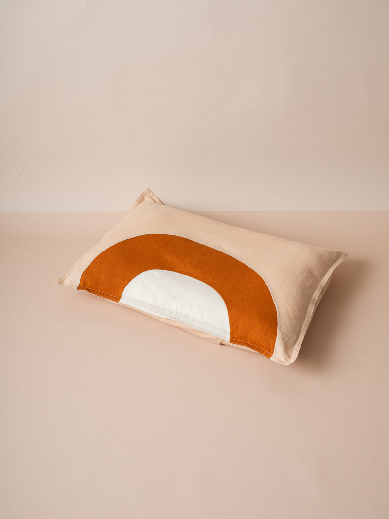 Terra Spice Hemp Linen Pillowcase For Kids | HIMALAYAN & PAPRIKA & SALT