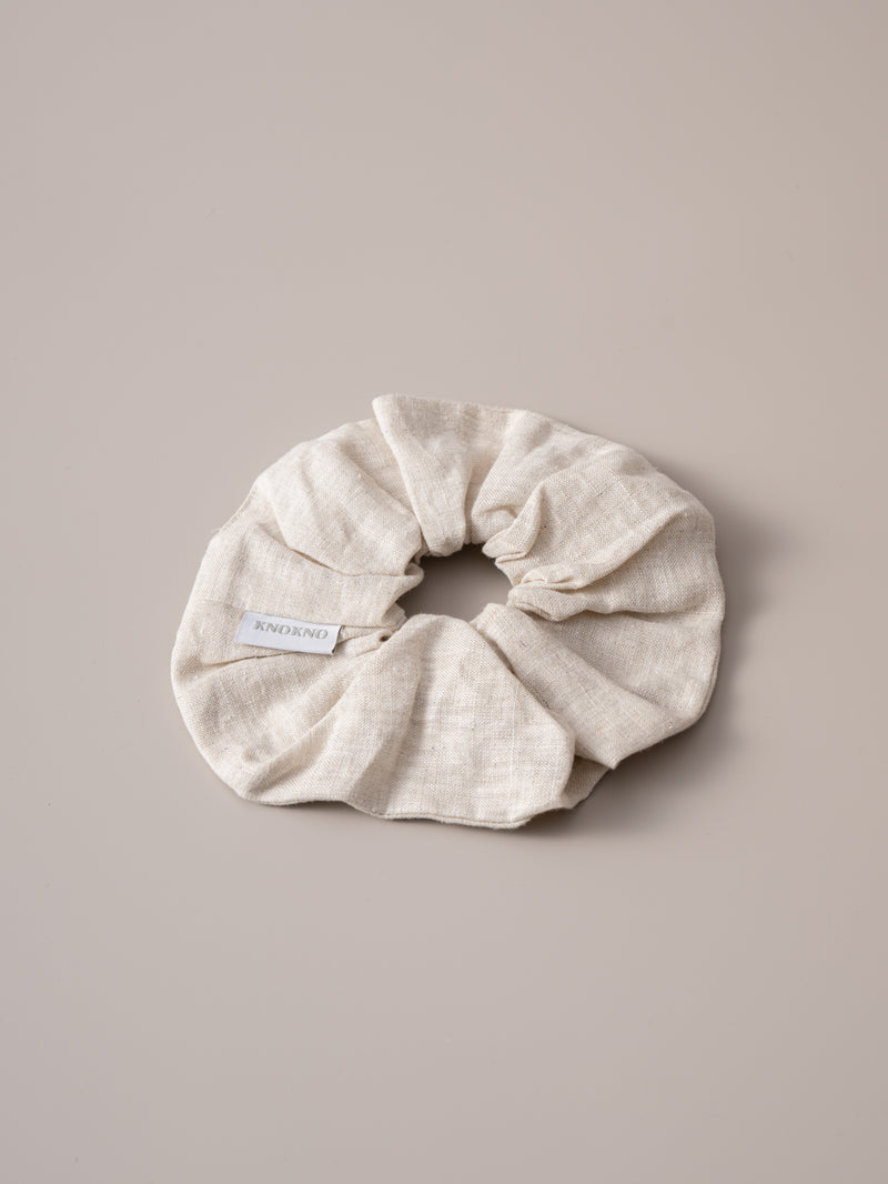 Organic Hemp Linen Hair Tie | Natural
