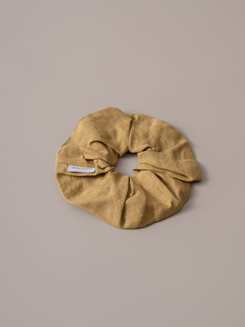 Organic Hemp Linen Hair Tie | Olive