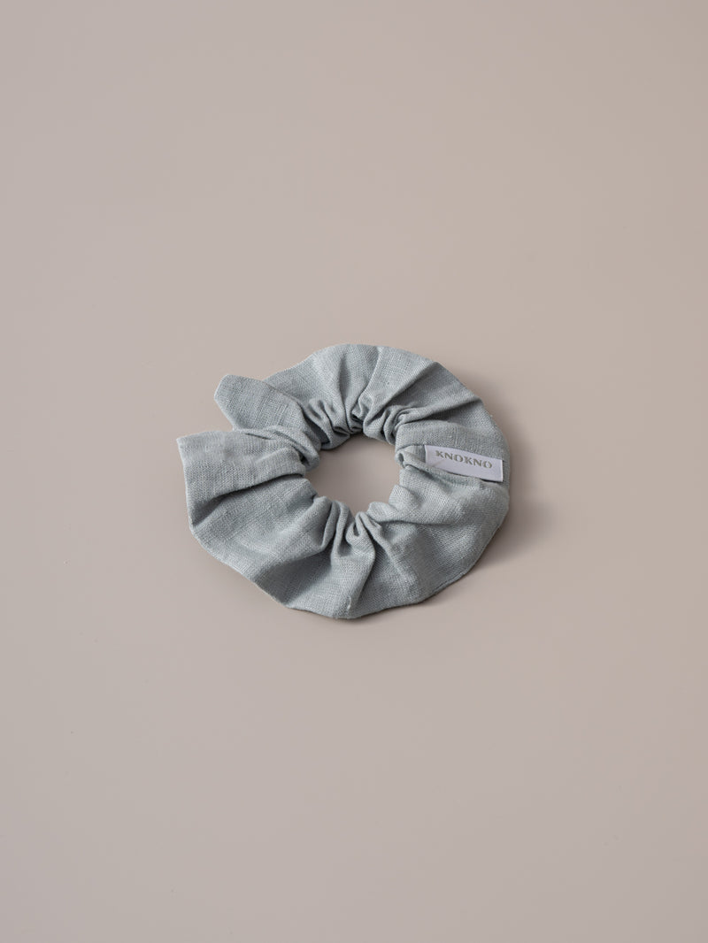 Organic Hemp Linen Hair Tie | Stone Blue