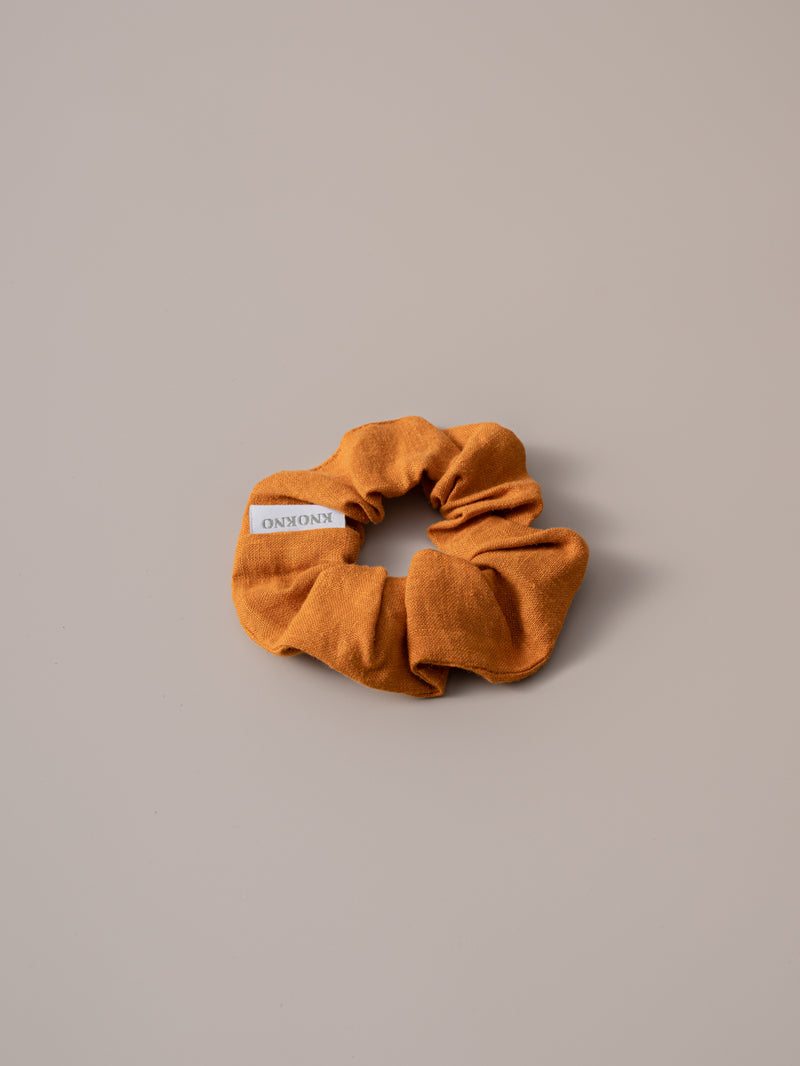 Organic Hemp Linen Hair Tie | Paprika