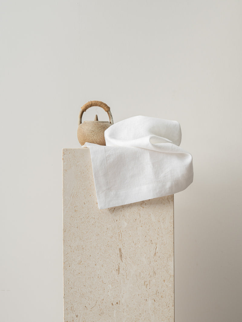 100% Hemp Table Napkins (Placemats)Set (Of FOUR) | Snow