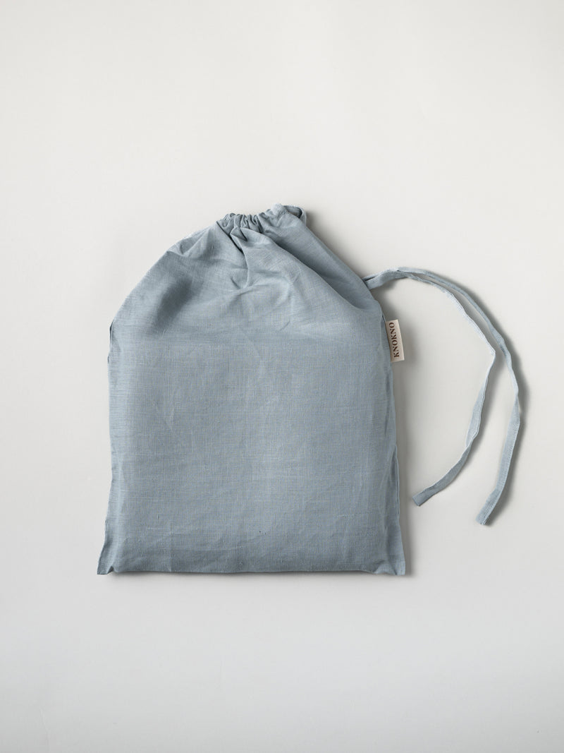 100% Hemp Tablecloth | Stone Blue