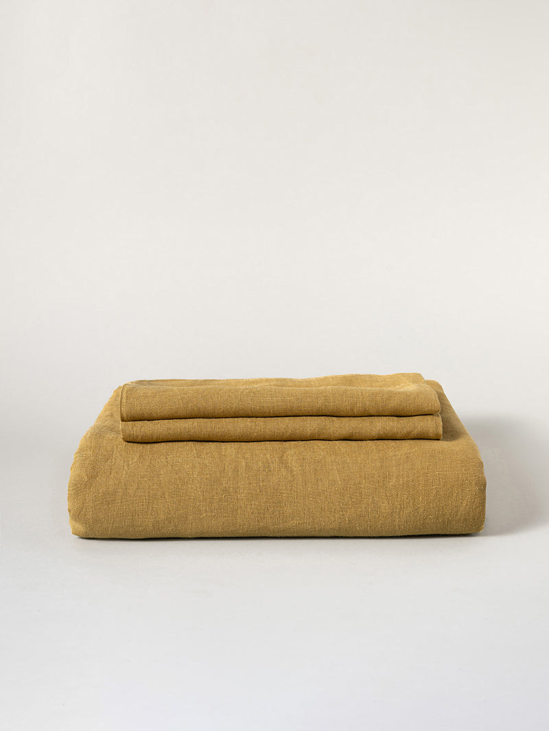 100% Organic Hemp Duvet Set - Soft, Breathable, Eco-Friendly | Olive