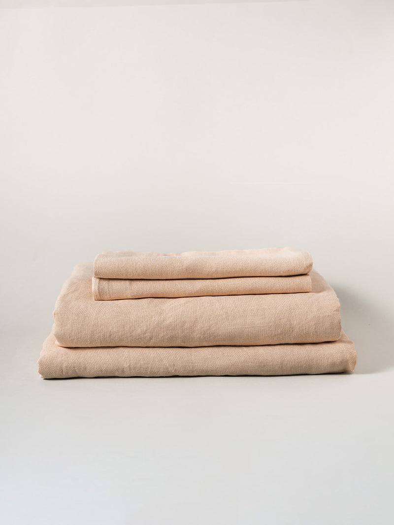 100% Organic Hemp Sheet Set | Blush