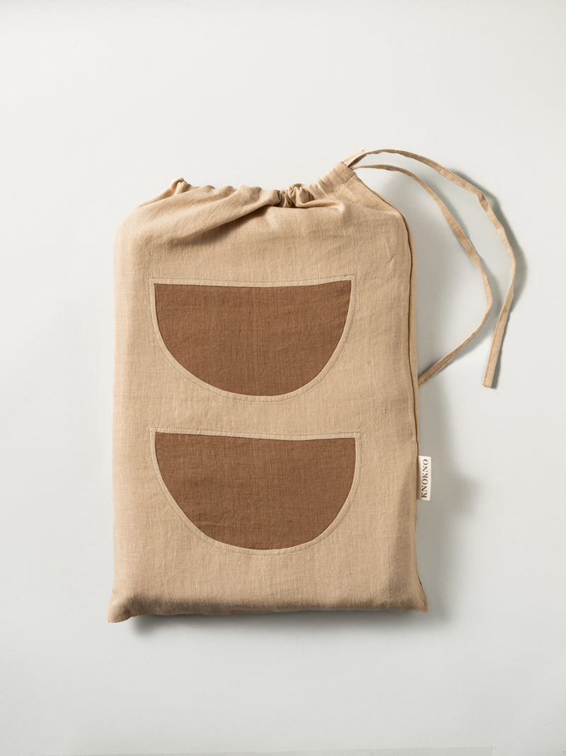 Crescent Hemp Linen Blankets & Sheets | Sustainable Picnic, Beach & Home Throws | SAND & TERRA