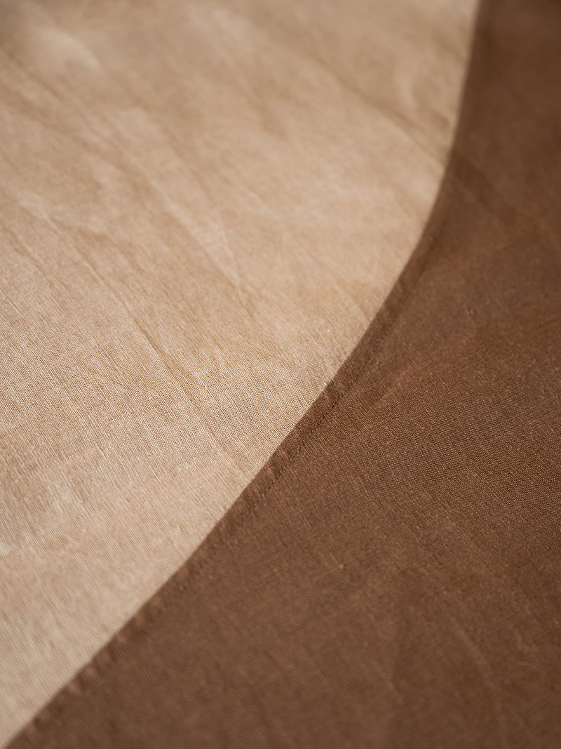 Astra Hemp Linen Bed Throw Medium | Terra & Sand