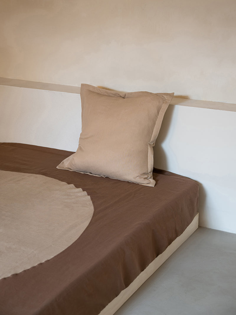 Terra Hemp Linen Cushion Cover | Mustard