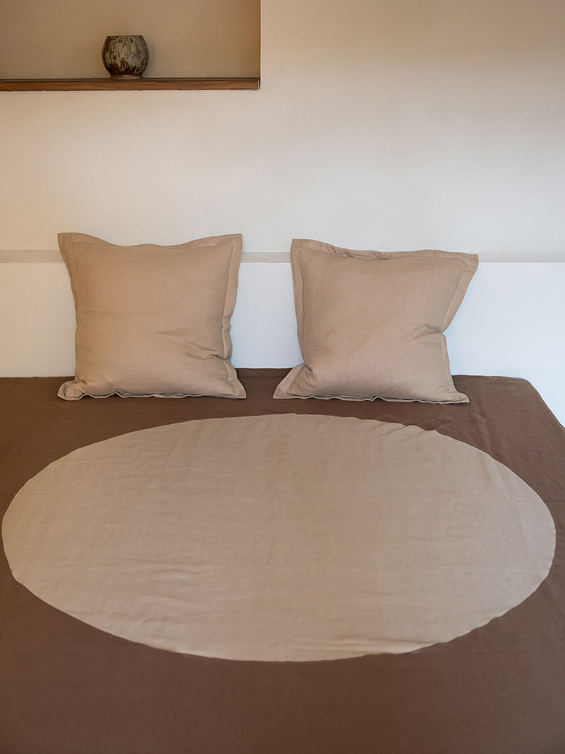 Terra Hemp Linen Cushion Cover | Mustard