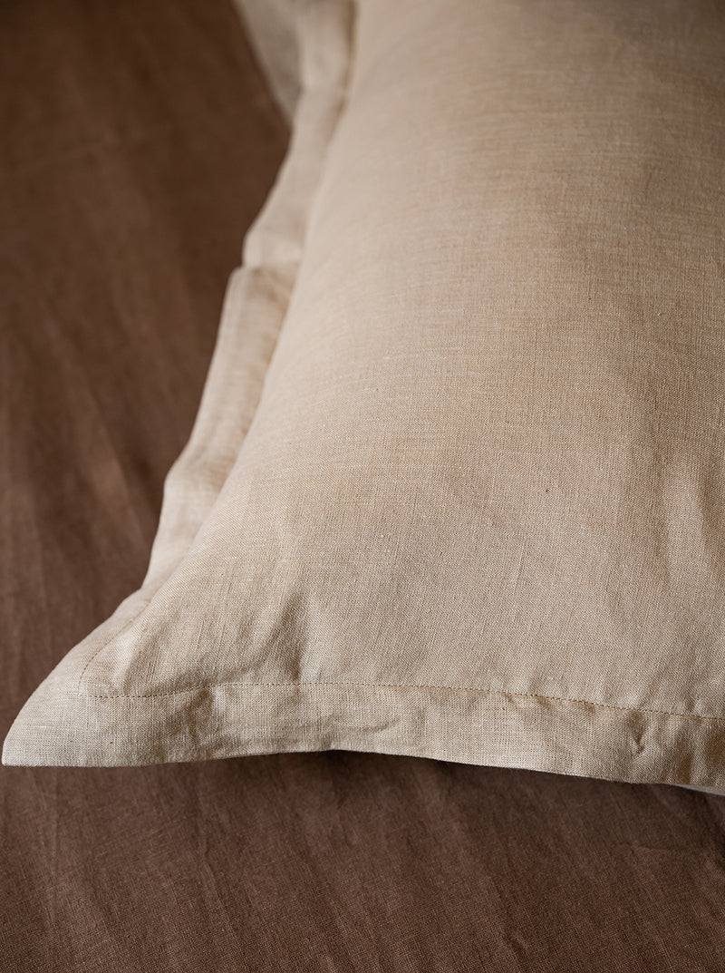 Terra Hemp Linen Cushion Cover | Mustard
