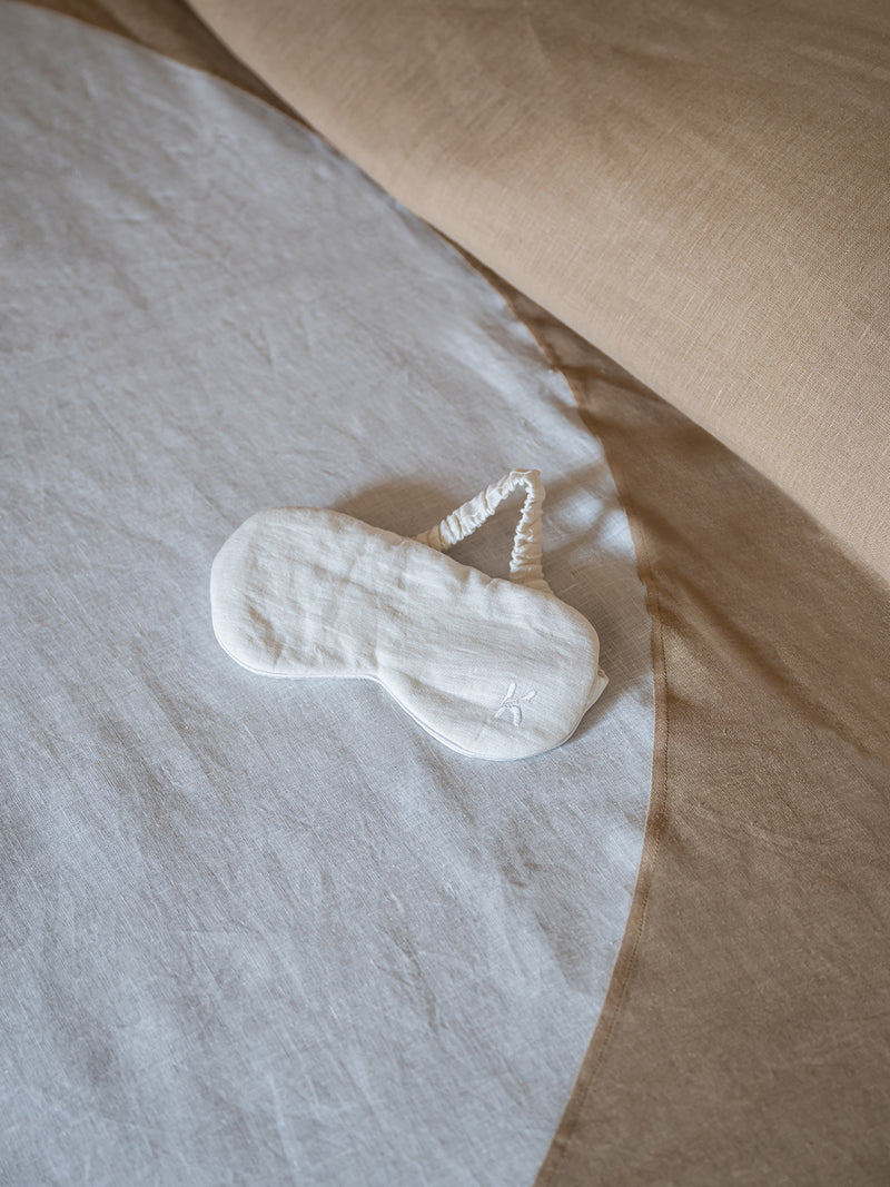 Silk Hemp Eye Mask | Off White