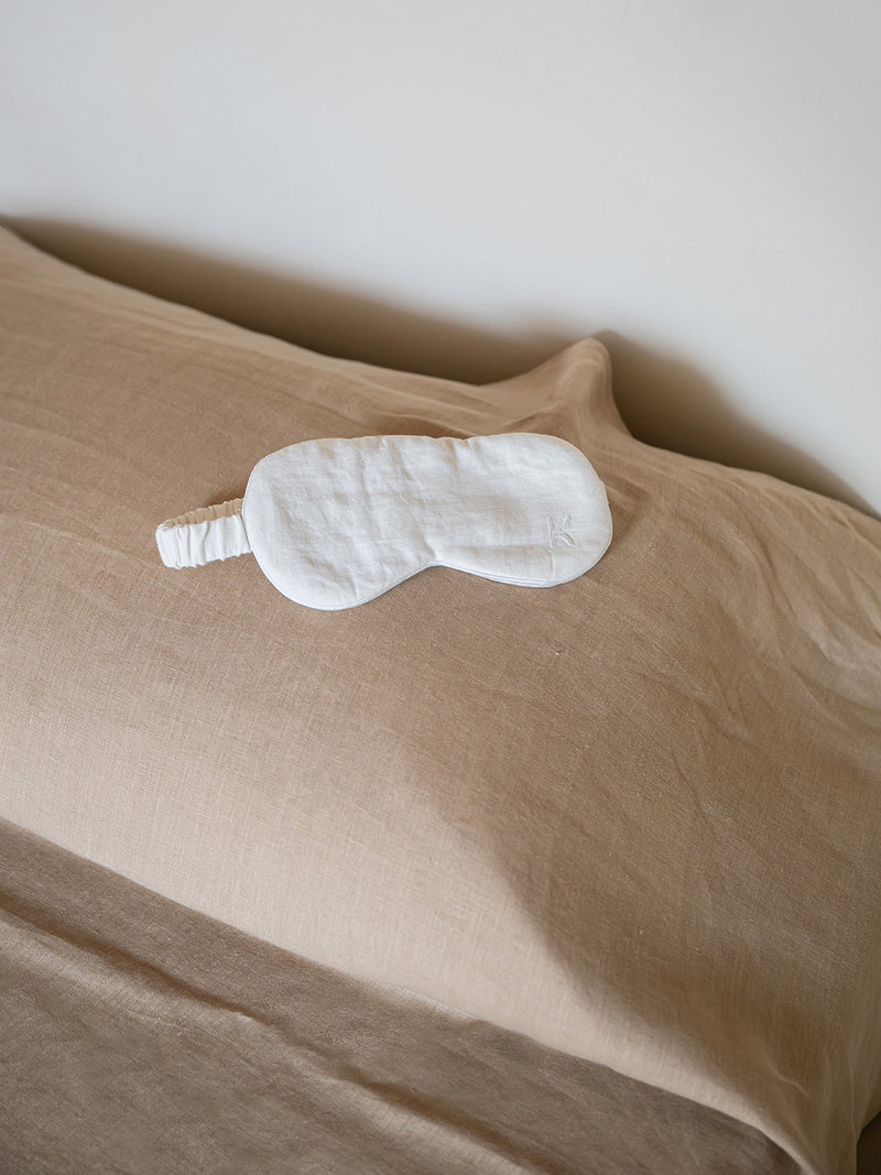 Silk Hemp Eye Mask | Off White