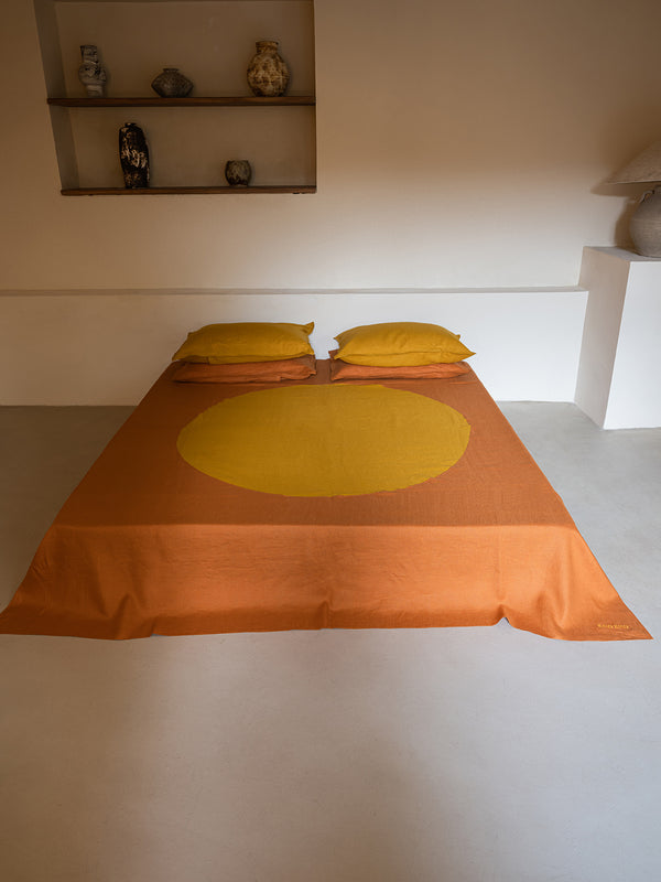 ASTRA BED THROW MEDIUM|  PAPRIKA & CURRY