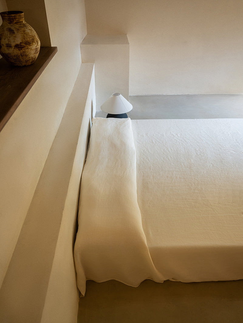 Heavy Hemp Flat Sheet | Off White