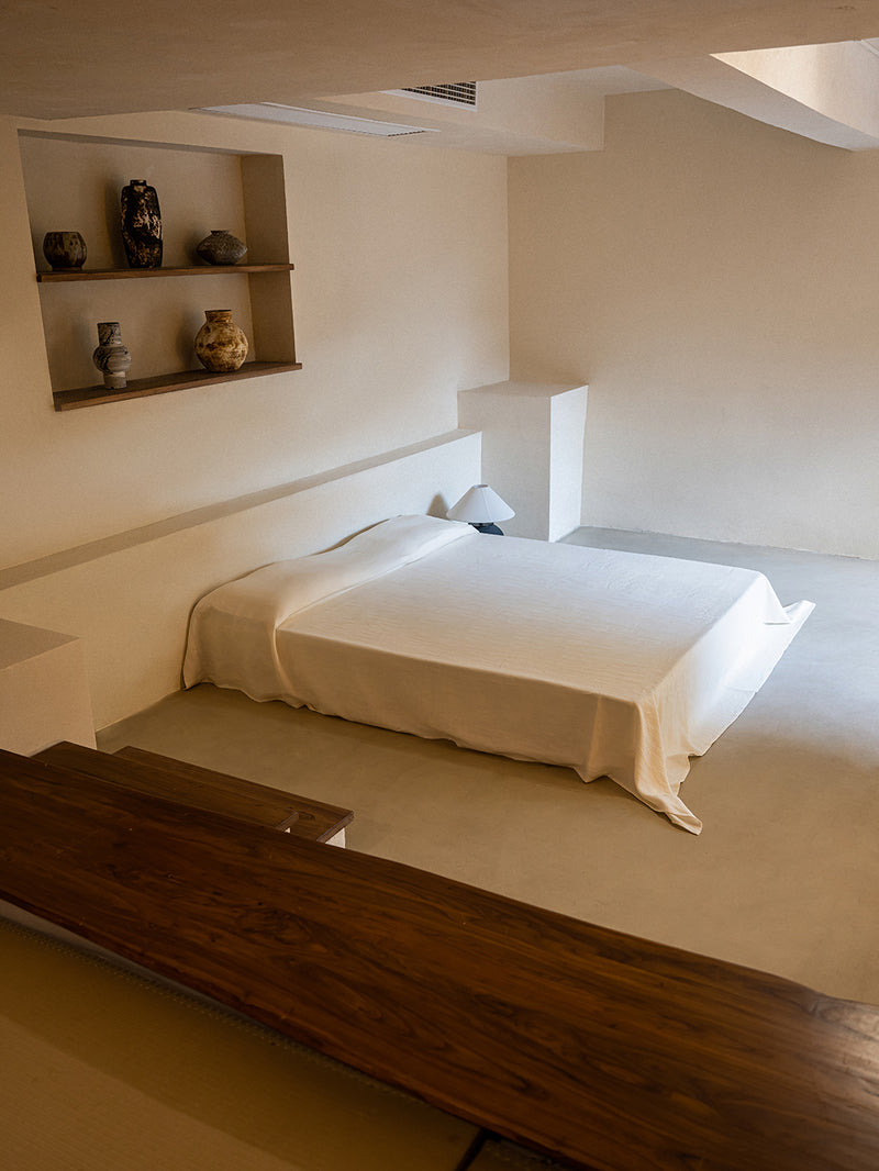 Heavy Hemp Flat Sheet | Off White