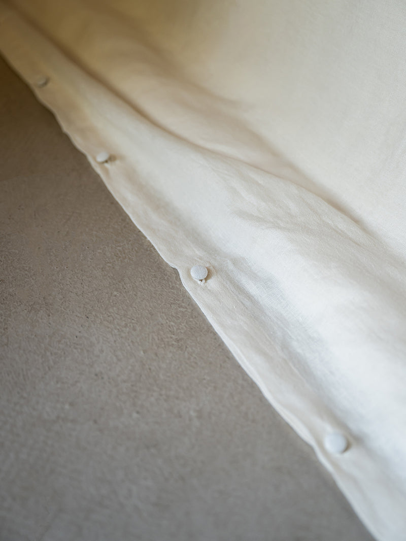 Heavy Hemp Duvet Set | Off White