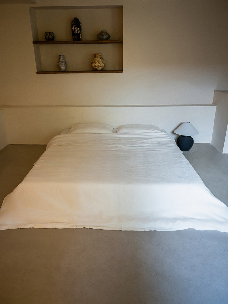 Heavy Hemp Duvet Set | Off White