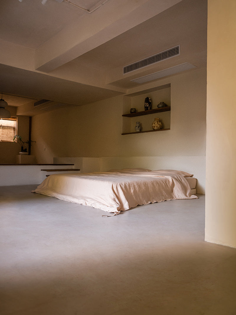 100% Organic Hemp Sheet Set | Blush