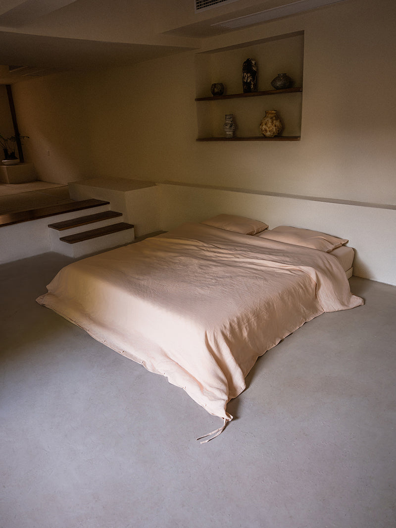 100% Organic Hemp Pillowcases Set (Of Two) | Blush