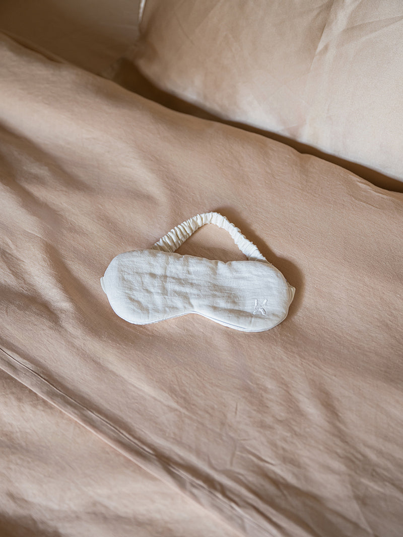Silk Hemp Eye Mask | Off White