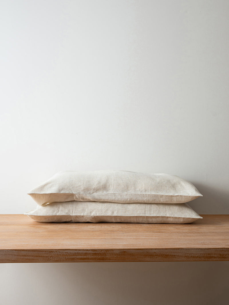 100% Organic Hemp Pillowcases Set (Of Two) | Natural