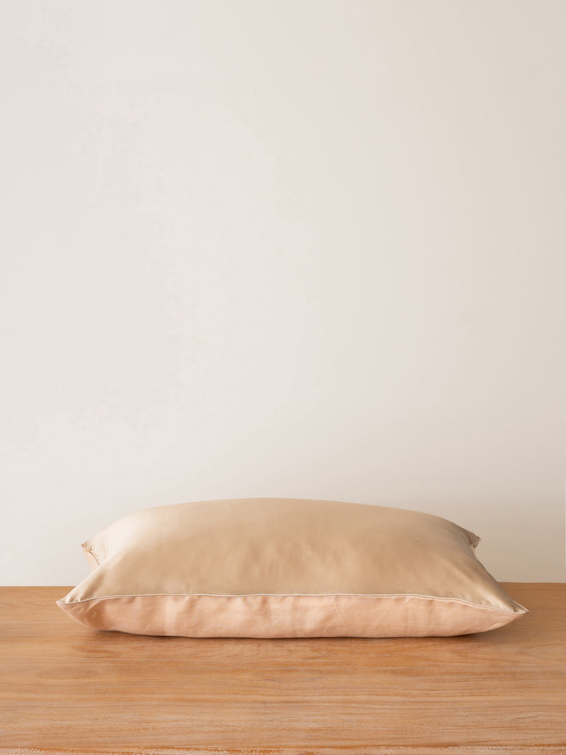 Silk hemp Flip Pillowcase - Blush Pink