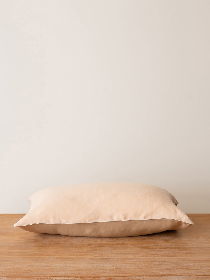 Silk hemp Flip Pillowcase - Blush Pink