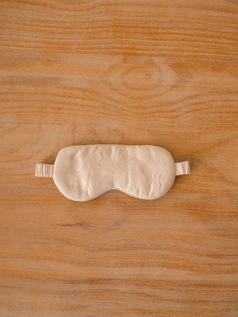 Silk Hemp Eye Mask | Peach