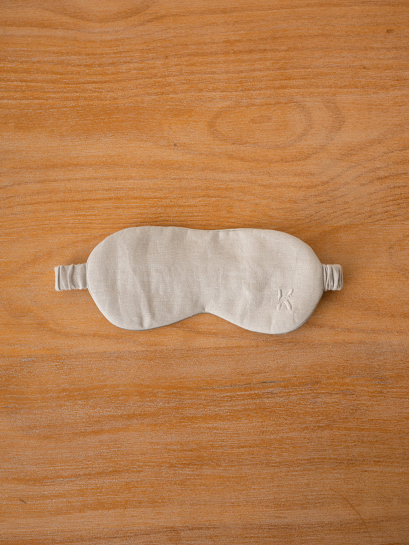 Silk Hemp Eye Mask | Silver Grey