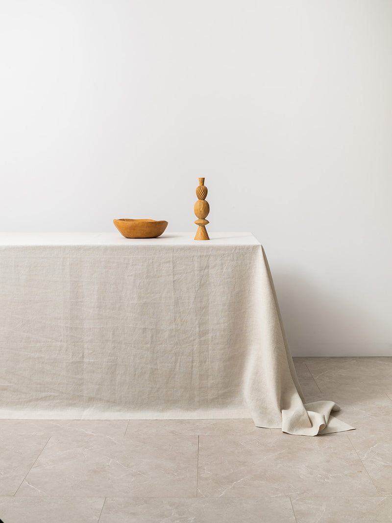 100% Hemp Tablecloth | Natural