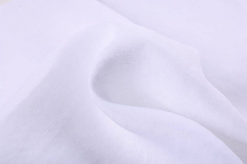 Hemp Envelope Pillowcases Set ( Of Two ) | Snow