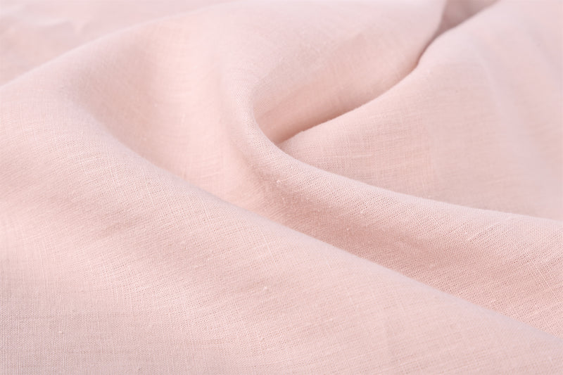 Hemp Envelope Pillowcases Set ( Of Two ) | Blush