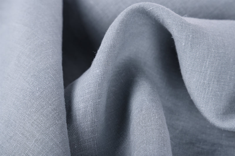 Hemp Envelope Pillowcases Set ( Of Two ) | Stone Blue