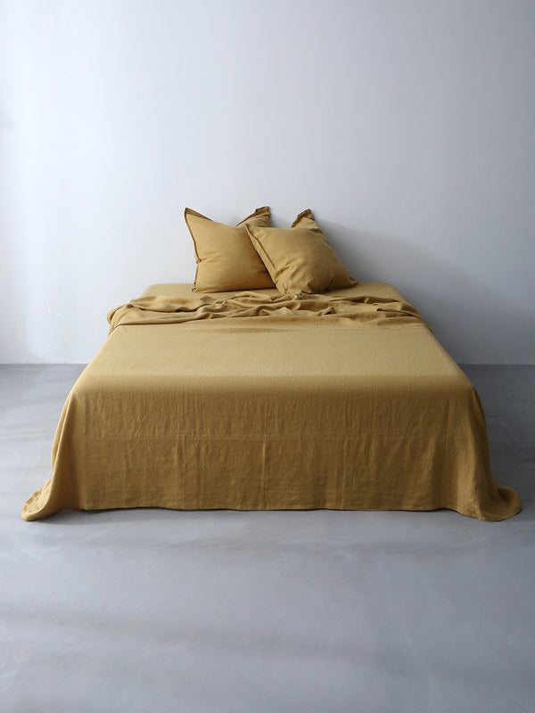 100% Hemp Europa button pillowcases Set (of two)