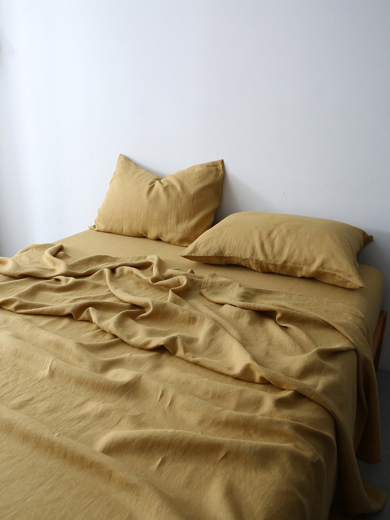 100% Organic Hemp Pillowcases Set (Of Two) | Olive