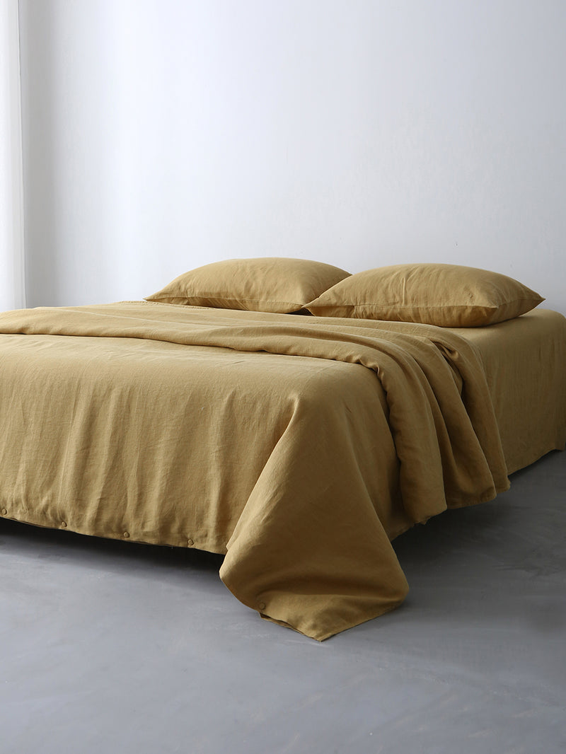 100% Organic Hemp Duvet Set - Soft, Breathable, Eco-Friendly | Olive
