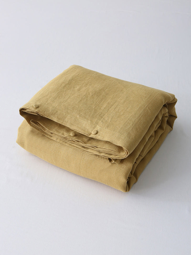 100% Organic Hemp Duvet Set - Soft, Breathable, Eco-Friendly | Olive