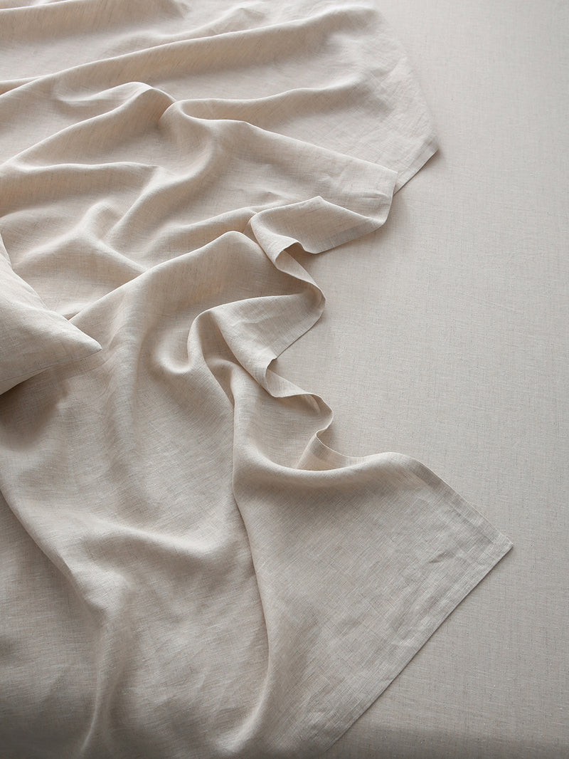 100% Hemp Flat Sheet | Natural