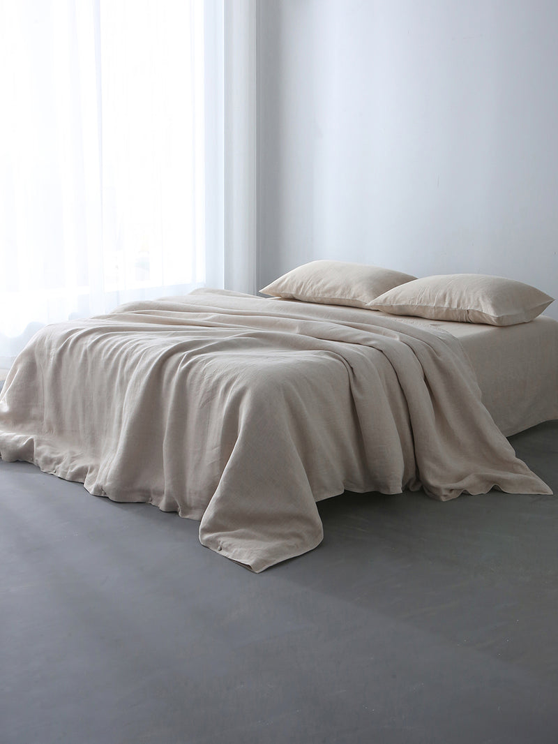100% Organic Hemp Duvet Set - Soft, Breathable, Eco-Friendly | Natural