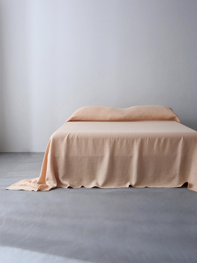 100% Hemp Flat Sheet | Blush