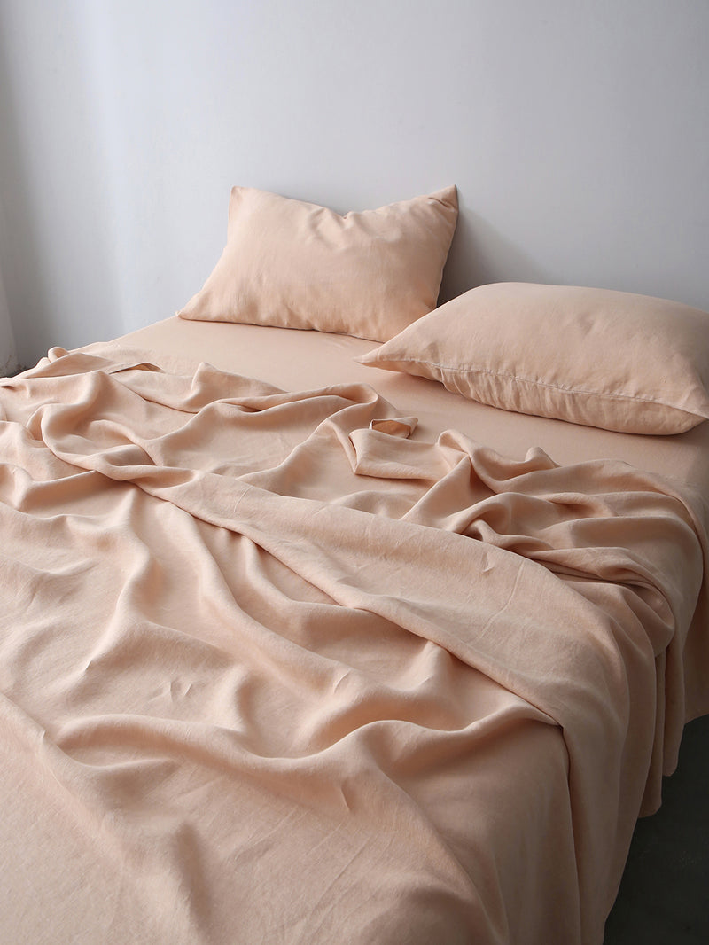 100% Organic Hemp Pillowcases Set (Of Two) | Blush