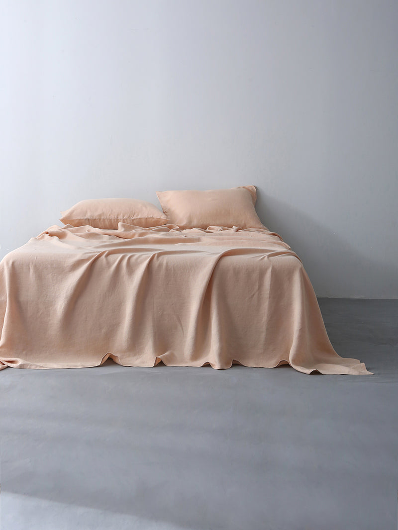 100% Organic Hemp Sheet Set | Blush