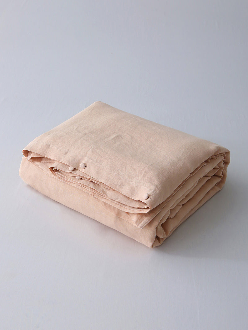 100% Organic Hemp Duvet Set - Soft, Breathable, Eco-Friendly | Blush