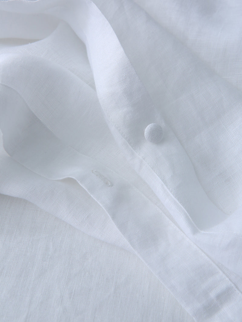 100% Organic Hemp Duvet Set - Soft, Breathable, Eco-Friendly | White