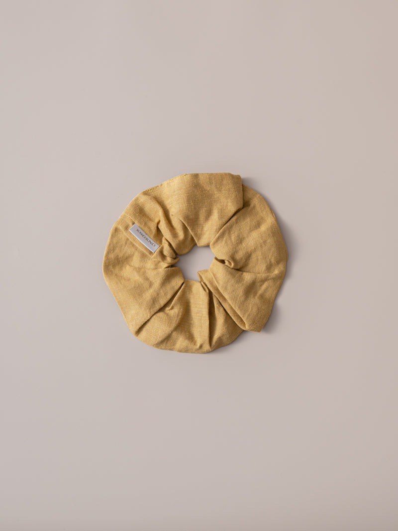 Organic Hemp Linen Hair Tie | Olive